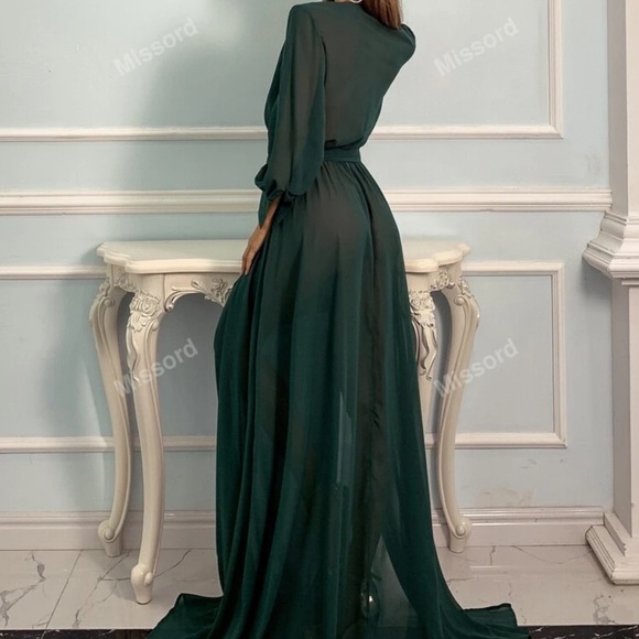 Green sheer maxi - Picture 2 of 4